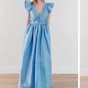 By Watters Calatheas Evening Dress - Cornflower Blue (Size 8)